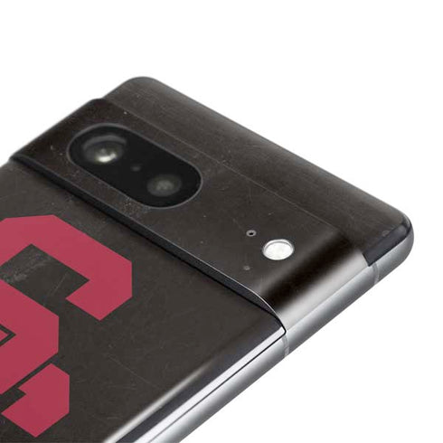 University of Southern California USC Black Distressed Pixel Skins